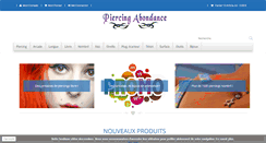 Desktop Screenshot of piercing-abondance.com