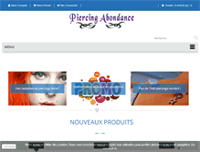 Tablet Screenshot of piercing-abondance.com